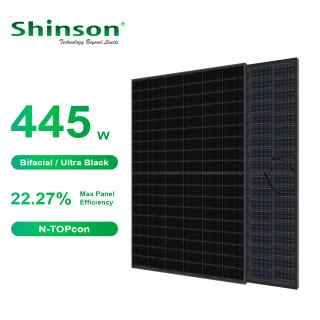 ShinsonTech S435M54N3BFB 435W Full-Black  bifacial N-Type